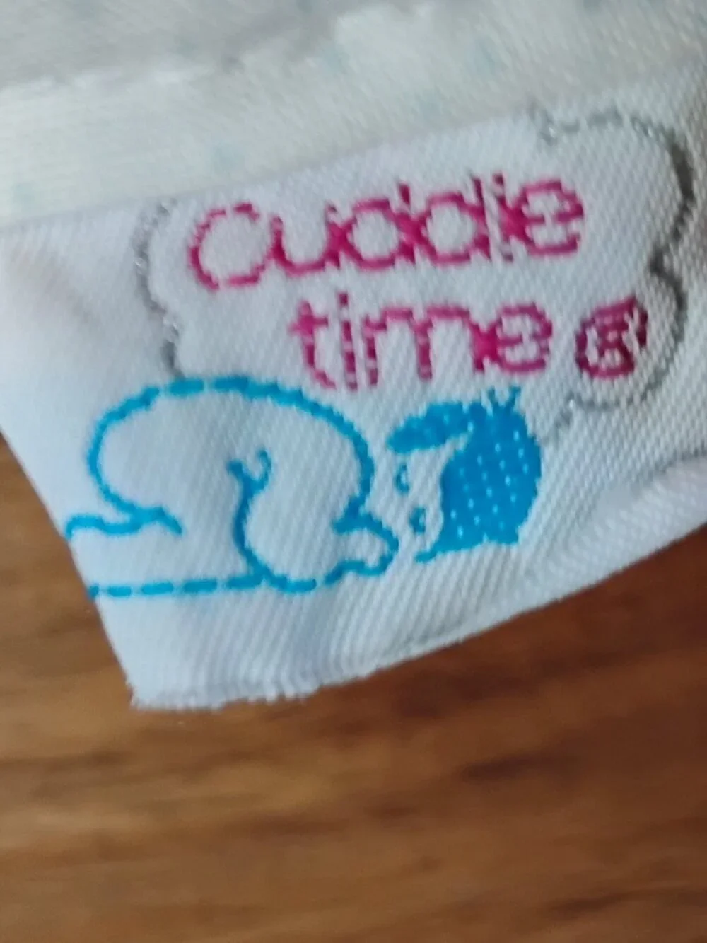 Vintage Cuddle Time Bears Puppy Dogs Pastel Baby Blanket Receiving